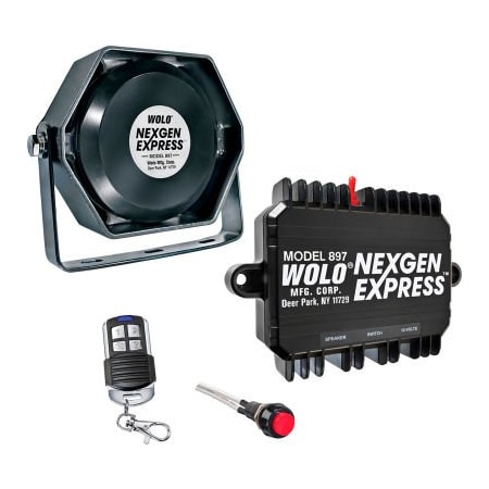 Wolo Wolo Electronic Train Horn And Speaker 100-Watts 12-Volt - 897 897